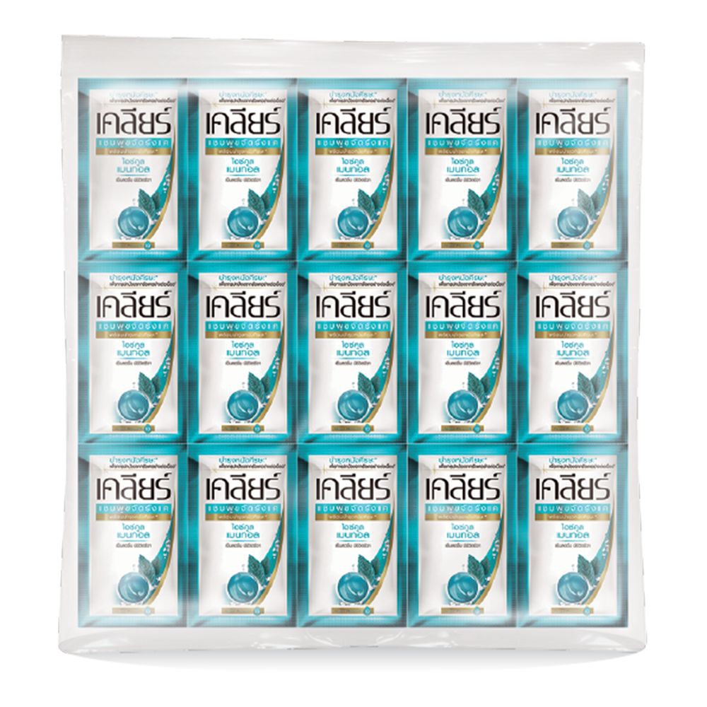Clear Ice Cool Menthol Anti-Dandruff Shampoo, 5 ml x 60 sachets
