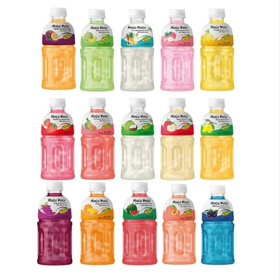 Mogu Mogu with different Flavor 320ml x 6 packs of 4