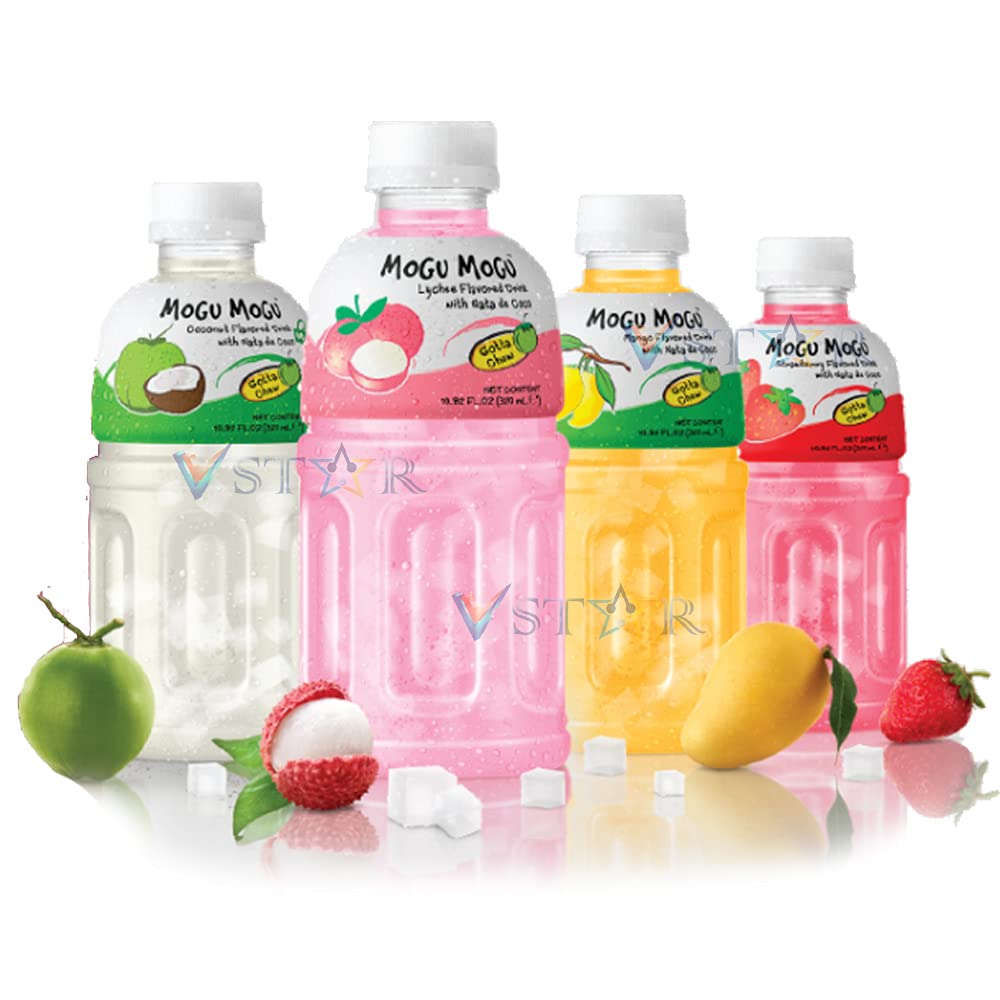 Mogu Mogu with different Flavor 320ml x 6 packs of 4