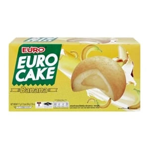 Euro Puff Cake Banana 17g x 12pcs