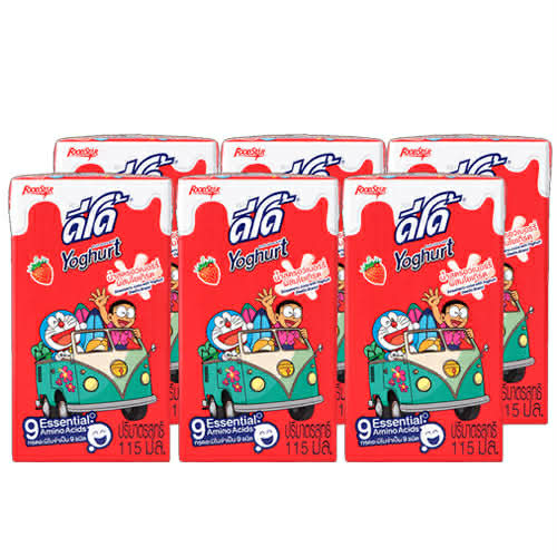 DeeDo Strawberry Juice with Yoghurt 115 ml 1x6x10