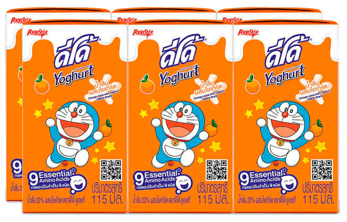 DeeDo Orange Juice with Yoghurt 115 ml 1x6x10