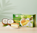 LEDO BRAND STEAMED CAKE WITH COCONUT CREAM