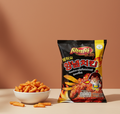 CRISPY RICE SNACK WITH KOREAN CHICKEN SPICY SAUCE FLAVOR