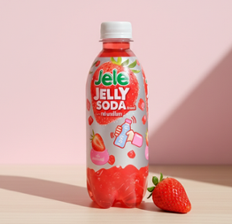 JELE JELLY SODA STRAWBERRY FLAVOUR