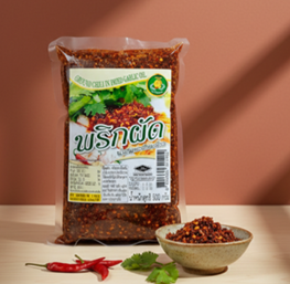 GROUND CHILI IN FRIED GARLIC OIL
