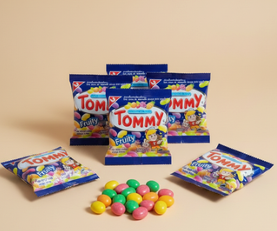 TOMMY FRUIT FLAVOURED SOFT CHEWING CANDAY