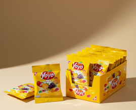 YOYO FRUIT FLAVOURED GELATIN DESSERT