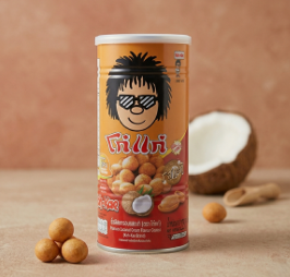 KOH-KAE PEANUT COCONUT CREAM FLAVOUR COATED