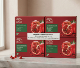 DELEAF POMEGRANATE SOAP