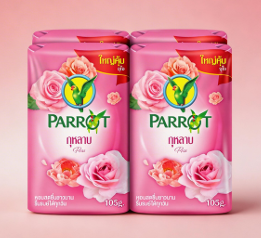 PARROT BAR SOAP ROSE