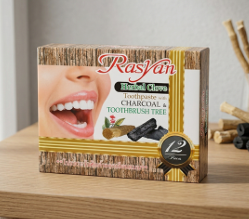 RASYAN TOOTHPASTE WITH CHARCOAL