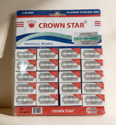 CROWN STAR STAINLESS BLADES
