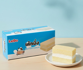LEDO BRAND STEAMED CAKE WITH ORIGINAL FLAVORED