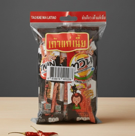 TAO KAE NIA LATIAO SPICY STICK-EXTRA HOT ( BISCUIT STICK )