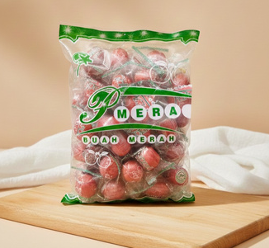 BUAH MERAH PRESERVED RED PEACH 30pcs