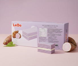 LEDO BRAND STEAMED CAKE WITH TARO FLAVOUR