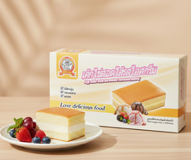 RICHWANT BRAND EGG CAKE WITH ICE CREAM FLAVOURED FILLING