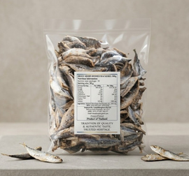 DRIED SHORT-BODIED MACKEREL 500G